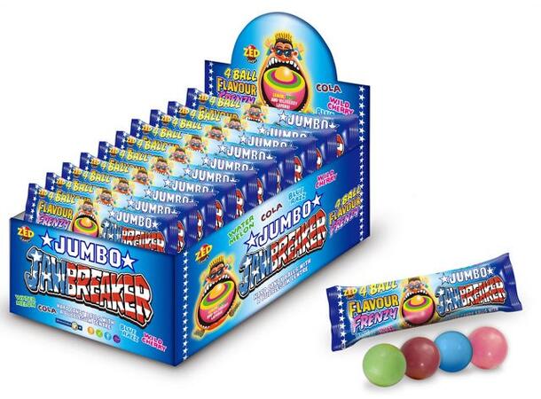 Zed Jumbo Jawbreaker 4-pack 81g 1x20 