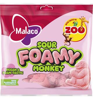 Zoo Foamy Sour Monkey 115g 1x10