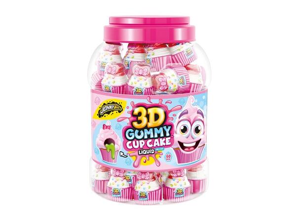 3D Juicy Gummy CupCake 18g 1X60 INGEN STREKKODE PÅ SINGEL PRODUKT 