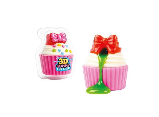 3D Juicy Gummy CupCake 1X60 18 G INGEN STREKKODE PÅ SINGEL PRODUKT 