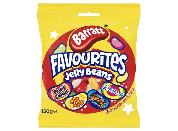 Barratt Favourites Jelly Beans Bag 150g 1x16 