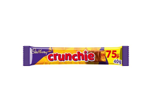 Cadbury Crunchie Chocolate Bar 40g 1x48 