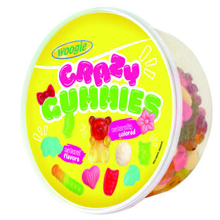 Crazy Gummies fruit gummies 1kg 1x6