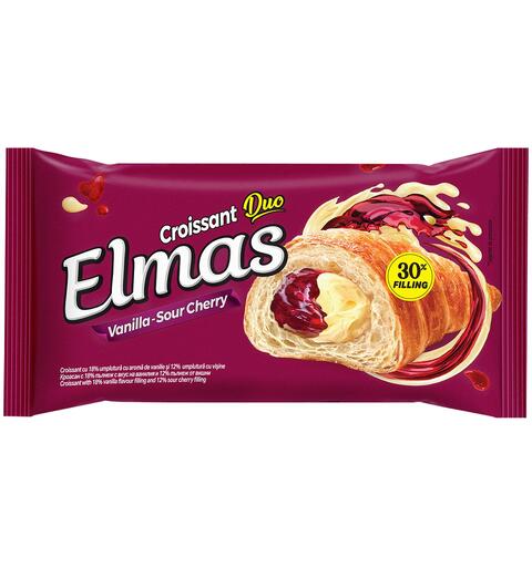 Croissant Elmas Vanilla-Sour Cherry 60g Dato: 21.07.2026