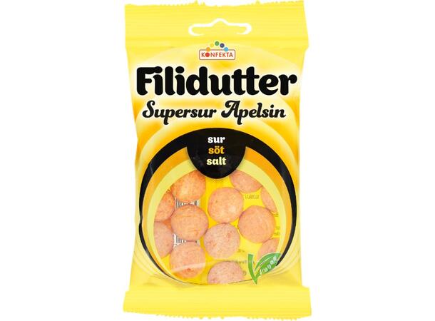 Filidutter Apelsin Sur 65g 1x20 