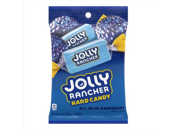 Jolly Rancher Peg Bag Hard Blue Raspberry 6.5oz 1/12ct 