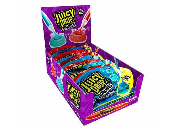 Juicy Drop Gummies & Sour Gel 57g 1x12 