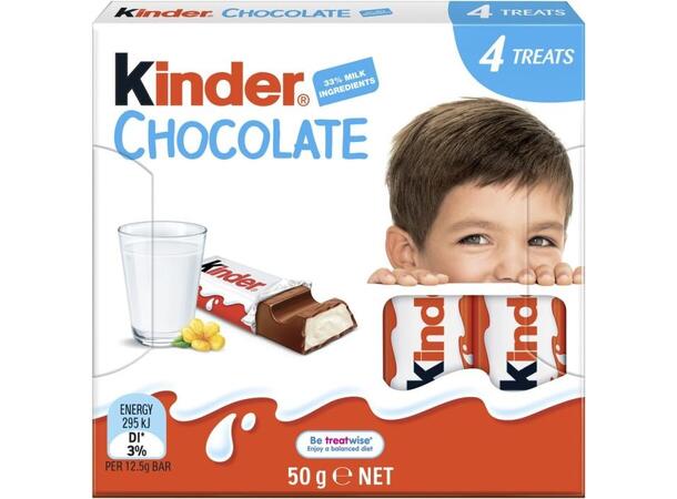 Kinder Chocolate 4P 50g 1X20 