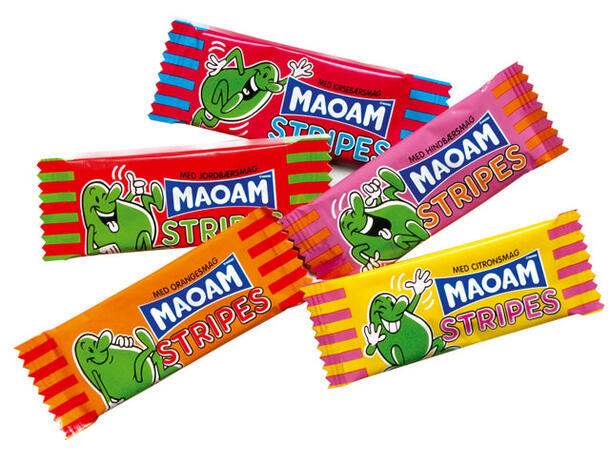 MAOAM Stripes 4kg - 92 kr/kg 