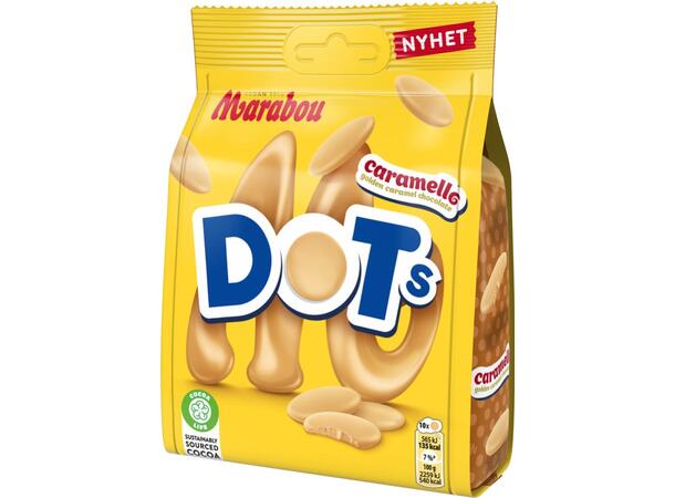 Marabou Dots Caramello 120g 1x10 