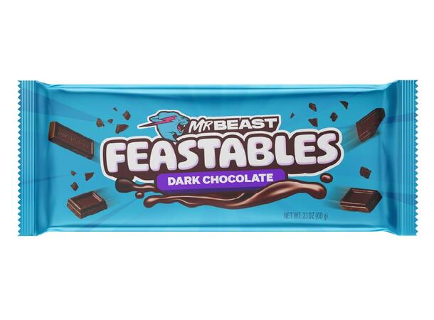 Mr Beast Feastables Dark chocolate 60g 1x10 