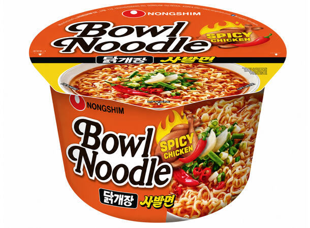 NONGSHIM Bowl noodle - Spicy Chicken 12x100g 