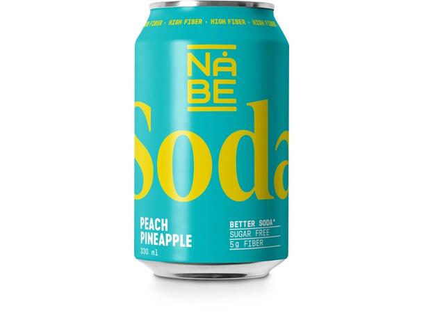 Nåbe Peach Pineapple 33cl 1X12 Sugar Free 