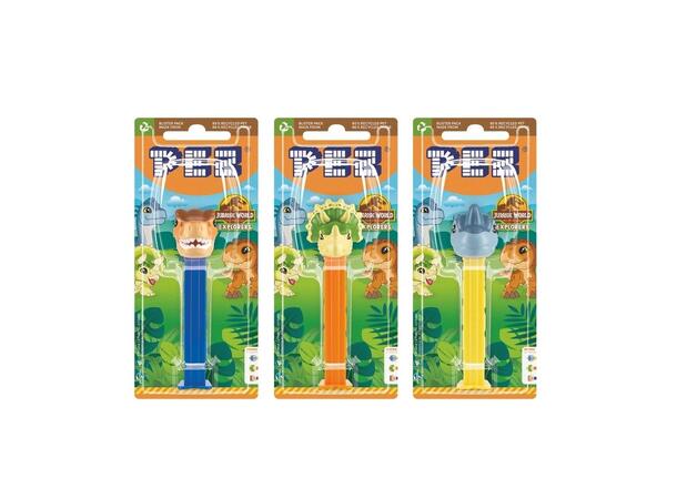 PEZ IMPULSE 1+2 JURASSIC WORLD 1x12 17 g 