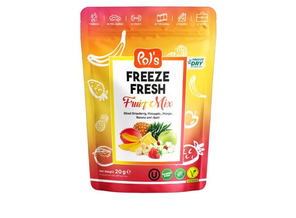 POL'S  - FREEZE DRIED FRUIT MIX 20 G 1X15 