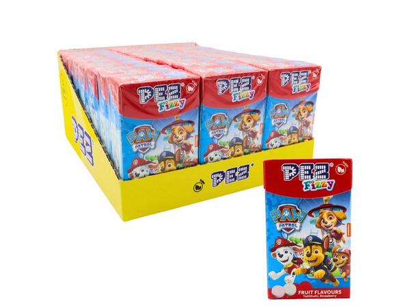 Pez Fizzy Paw Patrol Flip Top Box 30g 1x24 