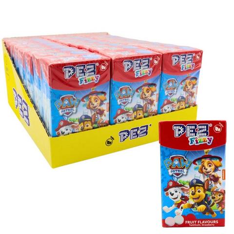 Pez Fizzy Paw Patrol Flip Top Box 30g 1x24