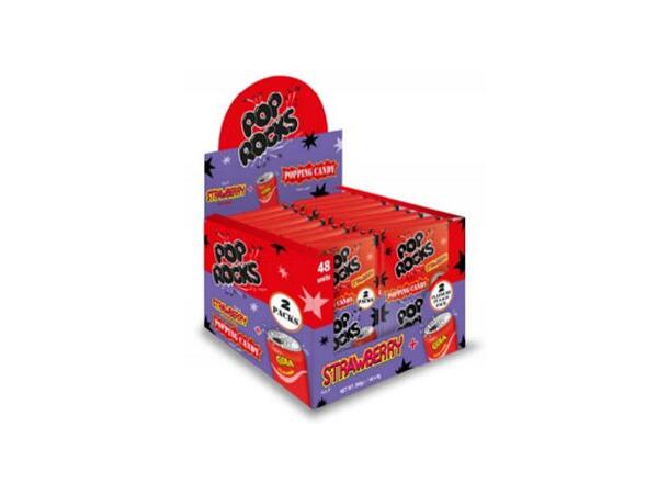 Pop Rocks Twinpack Jordgubb/Cola 6g 1x48 