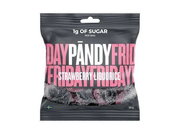 Pändy Strawberry/Liquorice 50g 1x14 