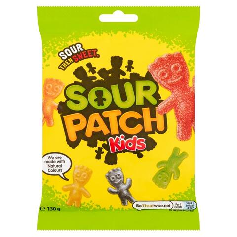 Sour Patch Kids Sweets Bag 130g 1x10