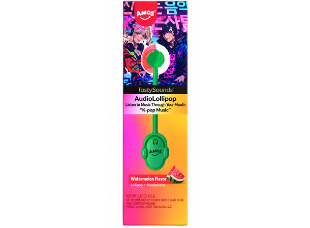 TastySounds Lollipop Watermelon Flavor with Music K-pop 2x12x12g 