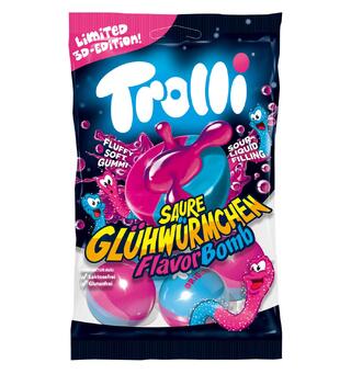 Trolli Flavorbomb Sour Glowworms 21x75g