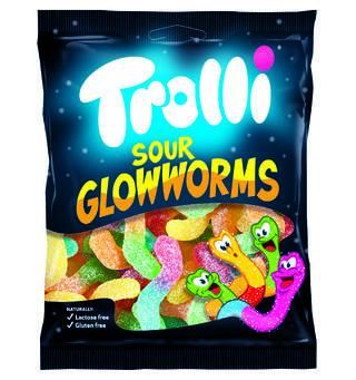 Trolli Sour Glowworms 24x100g