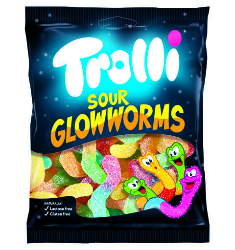 Trolli Sour Glowworms 24x100g
