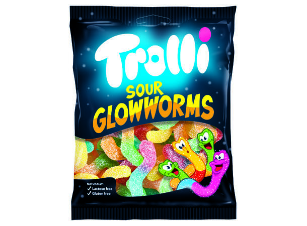 Trolli Sour Glowworms 24x100g 