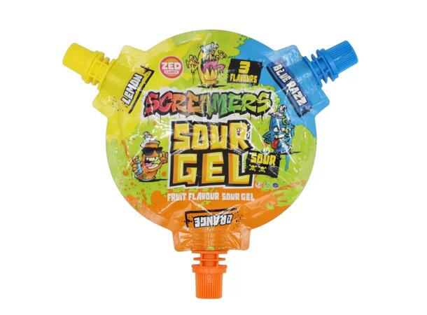 Zed Candy Screamers Sour Gel 45g 1x12 