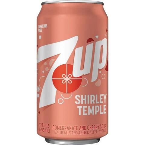 7UP Shirley Temple Pomegranate and Cherry 355 ml 1x12