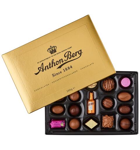 Anthon Berg Luxury Gold Box 200g 1x6