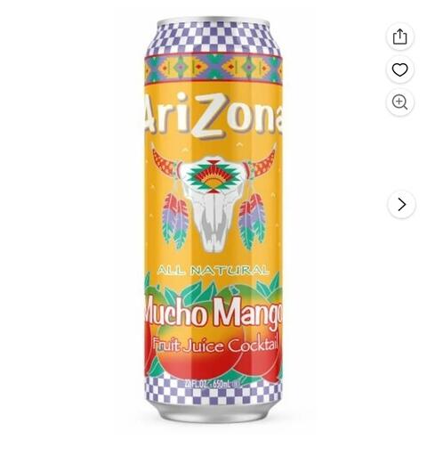 Arizona Mucho Mango 650ml 24 cans / 22 oz