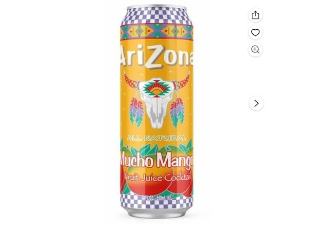 Arizona Mucho Mango 650ml 24 cans / 22 oz 