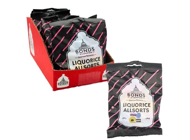BONDS LIQUORICE ALLSORTS NPMP 130G 1x12 130 g 