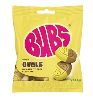 BUBS Banana Toffee Ovals 155g