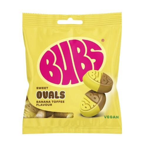 BUBS Banana Toffee Ovals 155g