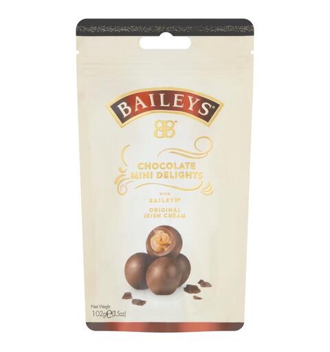 Baileys Chocolate Truffles Mini Delights Pouch 102g 1x8