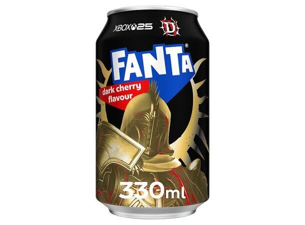 Fanta Dark Cherry Can 330ml 1X24 