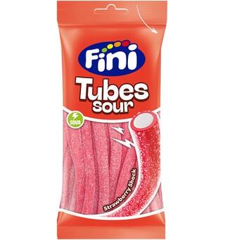 Fini Sour Tubes Jordgubb 75g 1x12