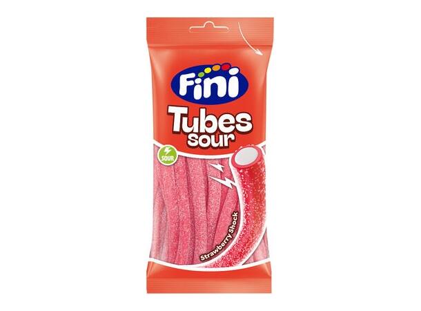 Fini Sour Tubes Jordgubb 75g 1x12 