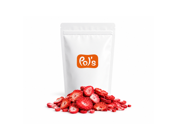 Freeze Dried Strawberry Sliced 200g 1x17 Uten strekkode 