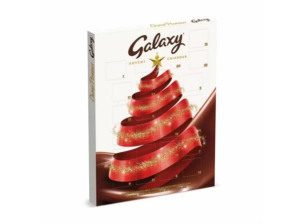 Galaxy Smooth Milk Chocolate Christmas Advent Calendar 110g 