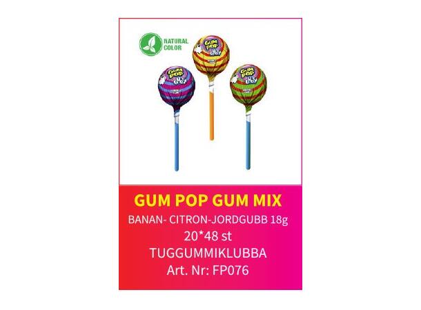 Gum Pop Pop Mix 18g 1x48 