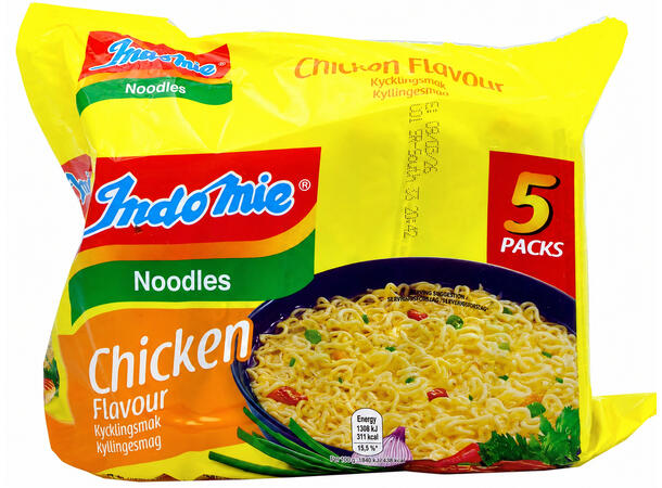 INDOMIE Instant noodles chicken flavour 8x(5x70g) 