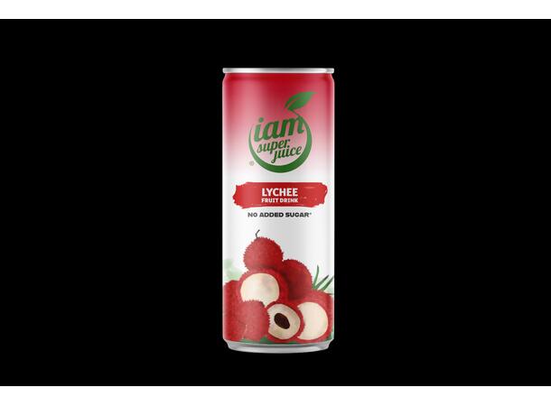 I am Superjuice Lychee 330ml 1x12 