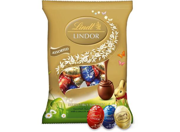 Lindor Mini Egg Assorted 90g 1x30 