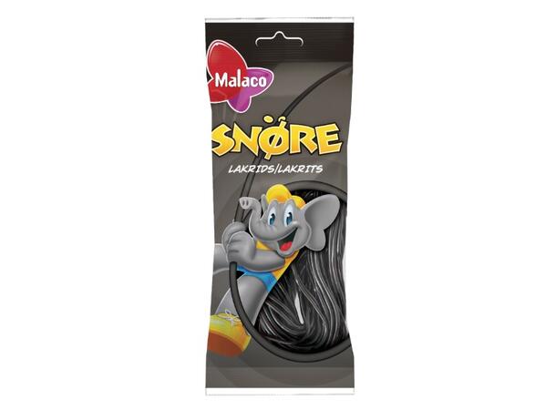 Malaco Snöre Lakrits 92g 1x24 