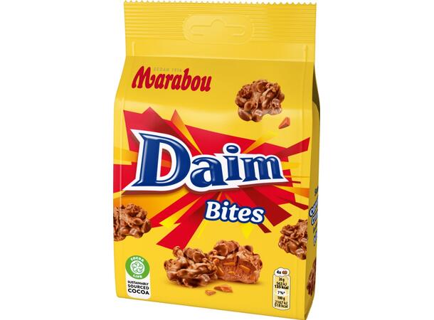 Marabou Bites Daim 145g 1x8 