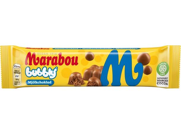 Marabou Bubblig Mjölkchoklad 65g 1x20 